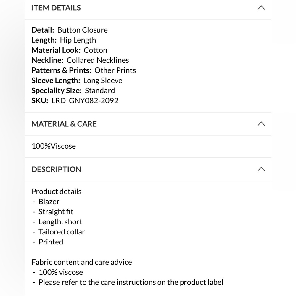 Women's Multicolor Patterned Jacket - image 5